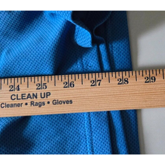 Bolle Mens Golf Polo Shirt Size XL Tech Quick Dry Stretch Blue Performance - Picture 6 of 6